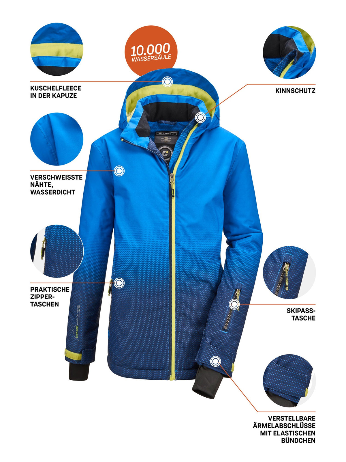 Boy's Outdoor Jacket Lynge BYS JCKT E