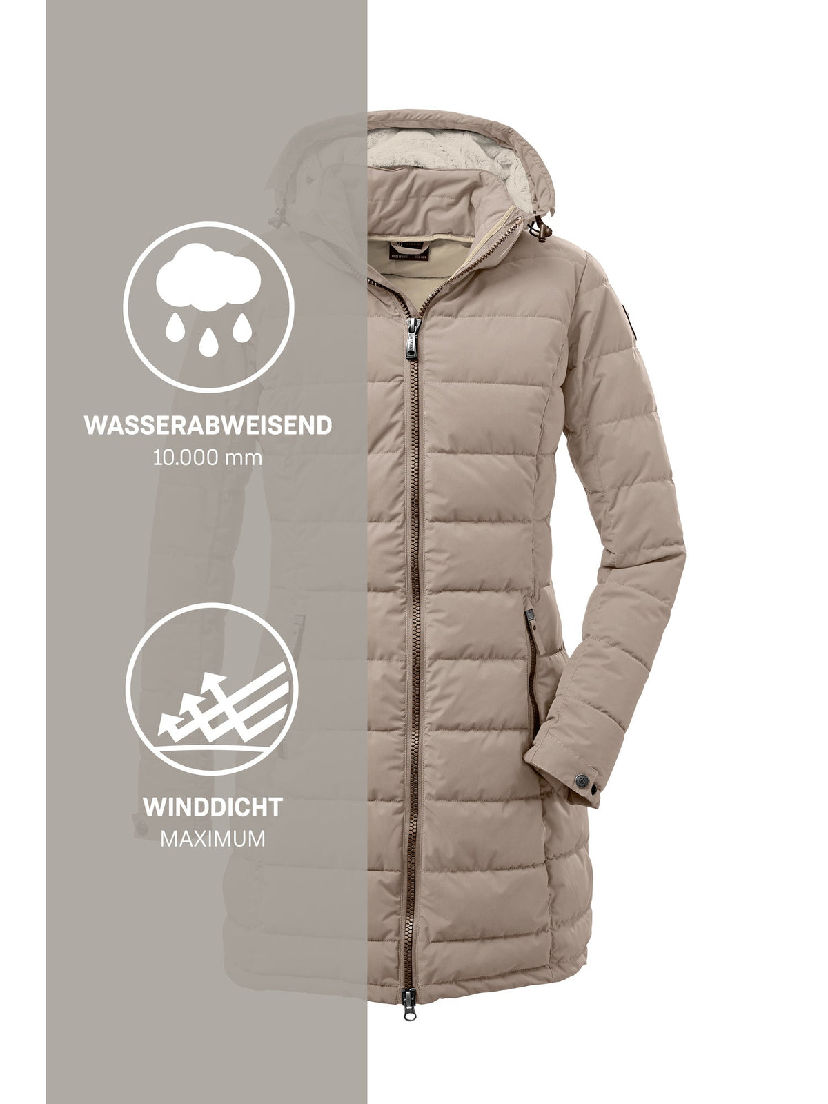 Women's Quilted parka GW 13 WMN QLTD PRK