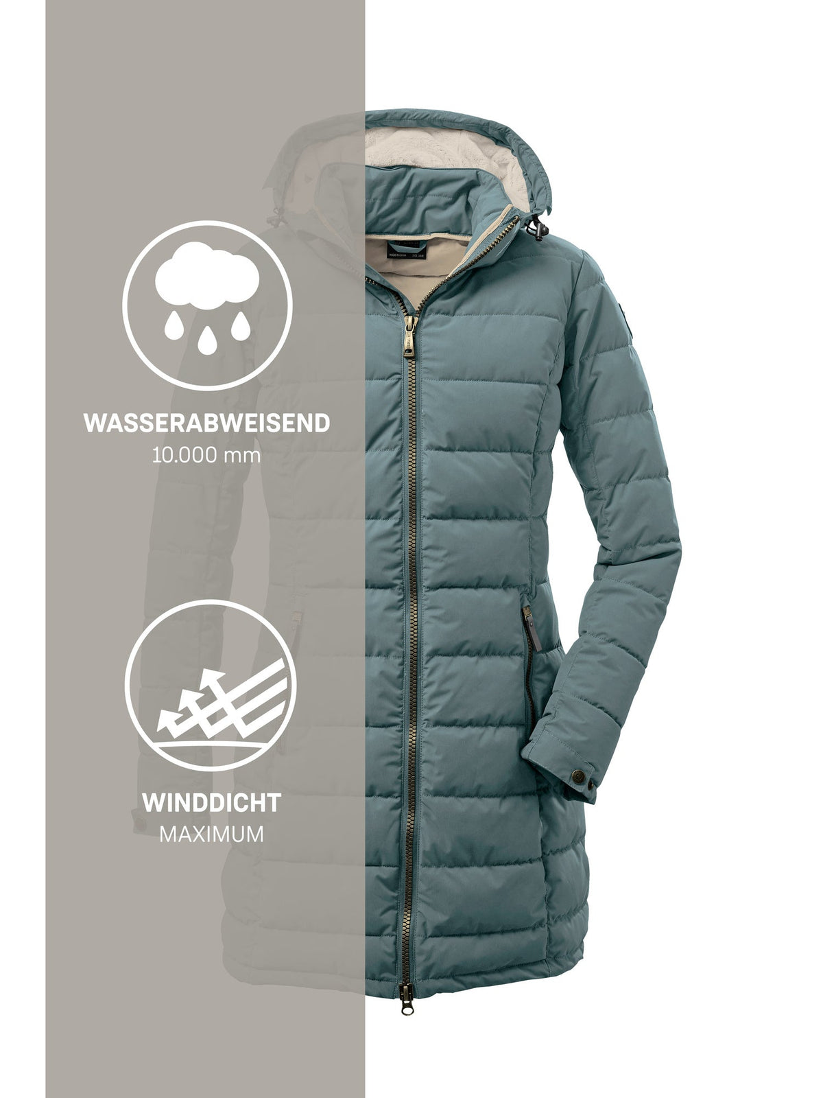 Women's Quilted parka GW 13 WMN QLTD PRK