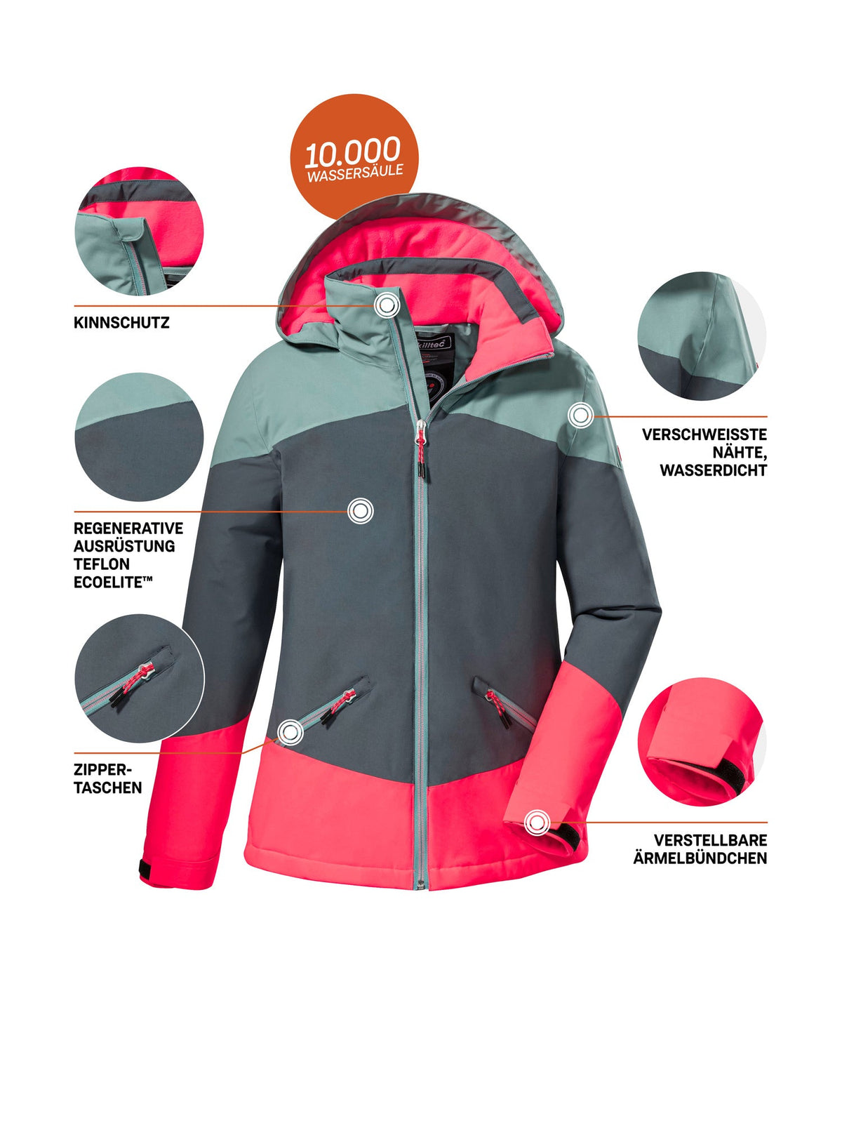 Girl's Outdoor Jacket KOW 195 GRLS JCKT