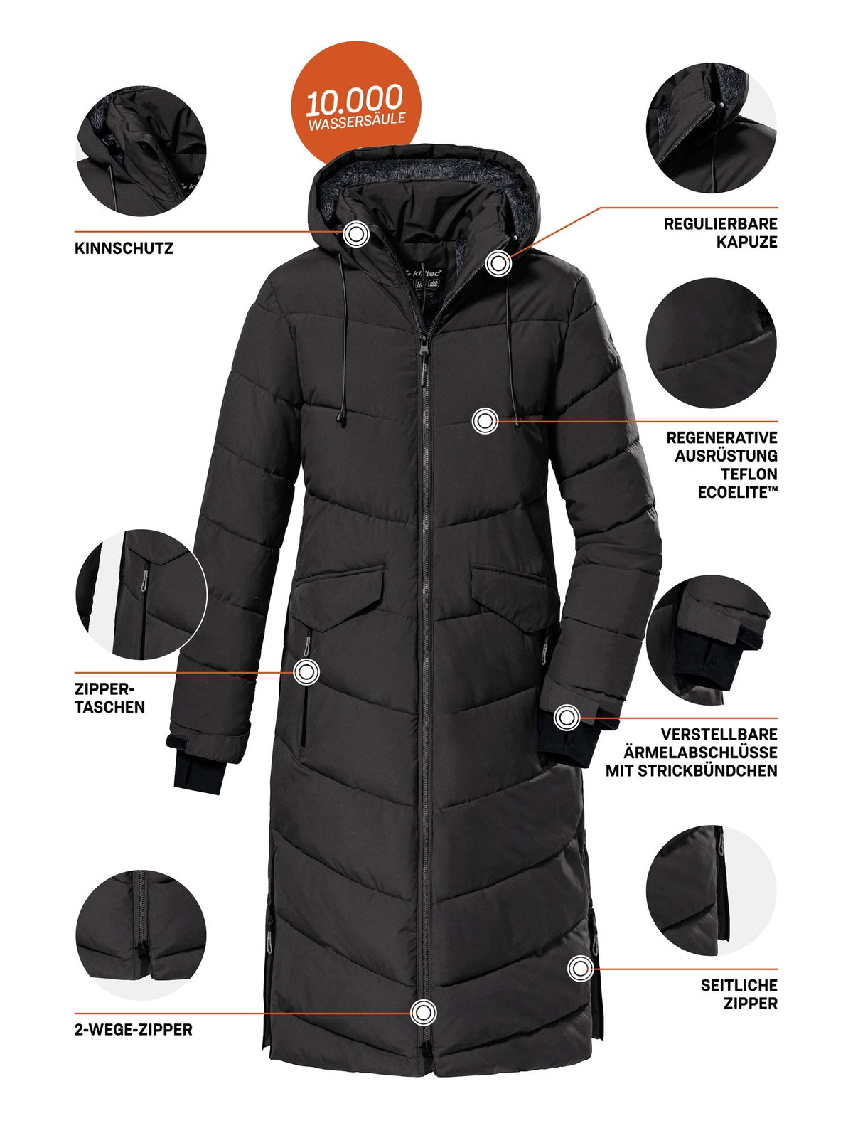 Women's Quilted coat KOW 62 WMN QLTD CT