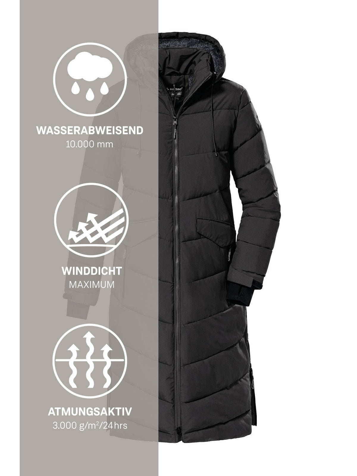 Women's Quilted coat KOW 62 WMN QLTD CT