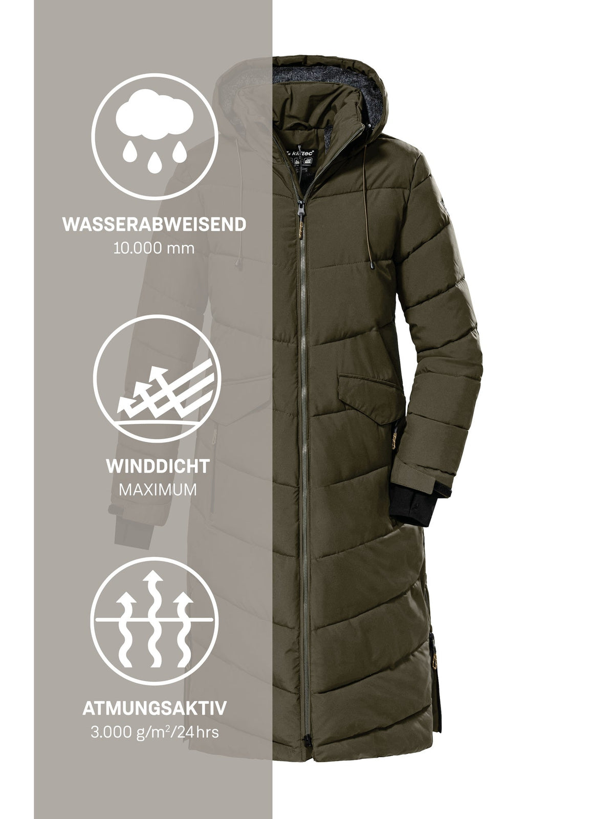 Women's Quilted coat KOW 62 WMN QLTD CT