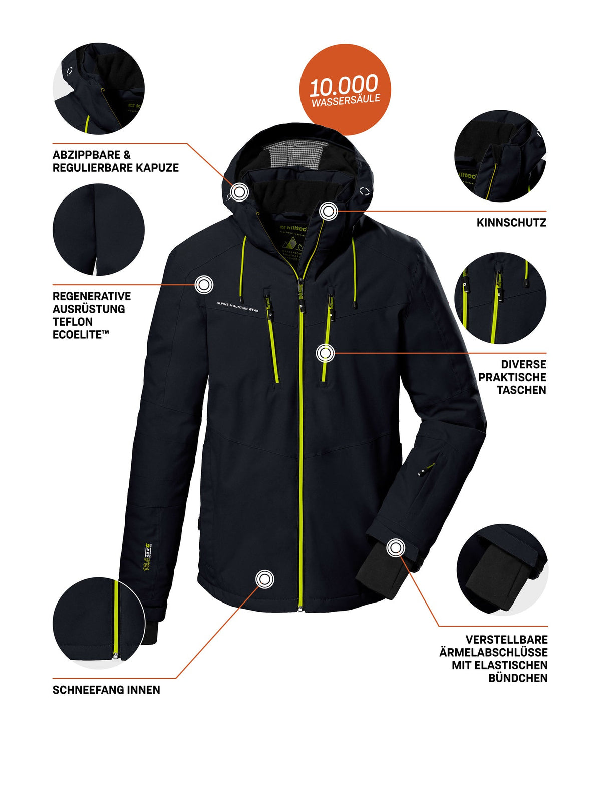 Men's Ski jacket KSW 44 MN SKI JCKT