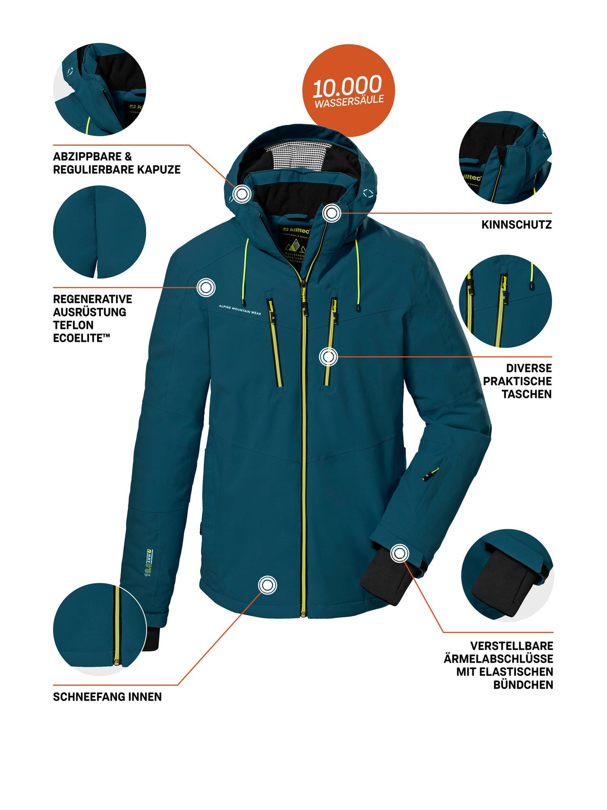 Men's Ski jacket KSW 44 MN SKI JCKT