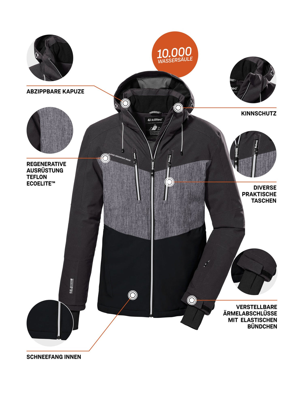 Men's Ski jacket KSW 45 MN SKI JCKT