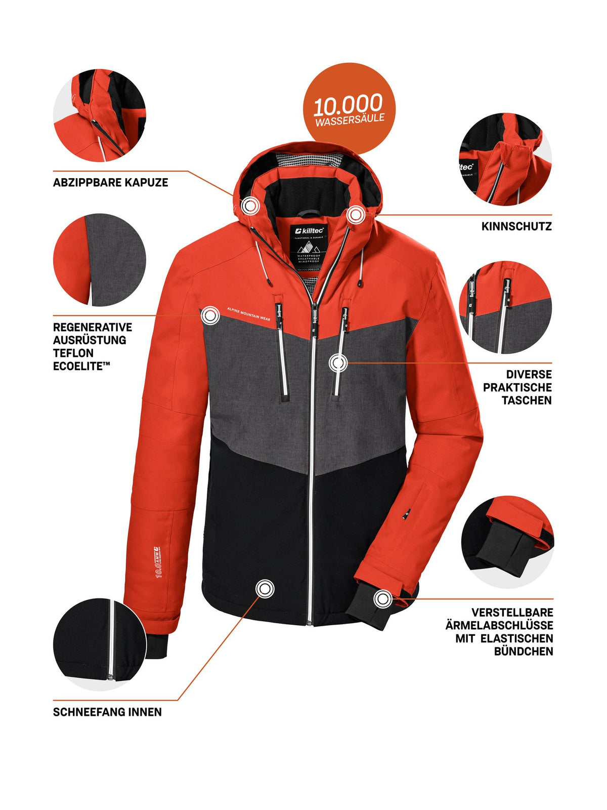 Men's Ski jacket KSW 45 MN SKI JCKT