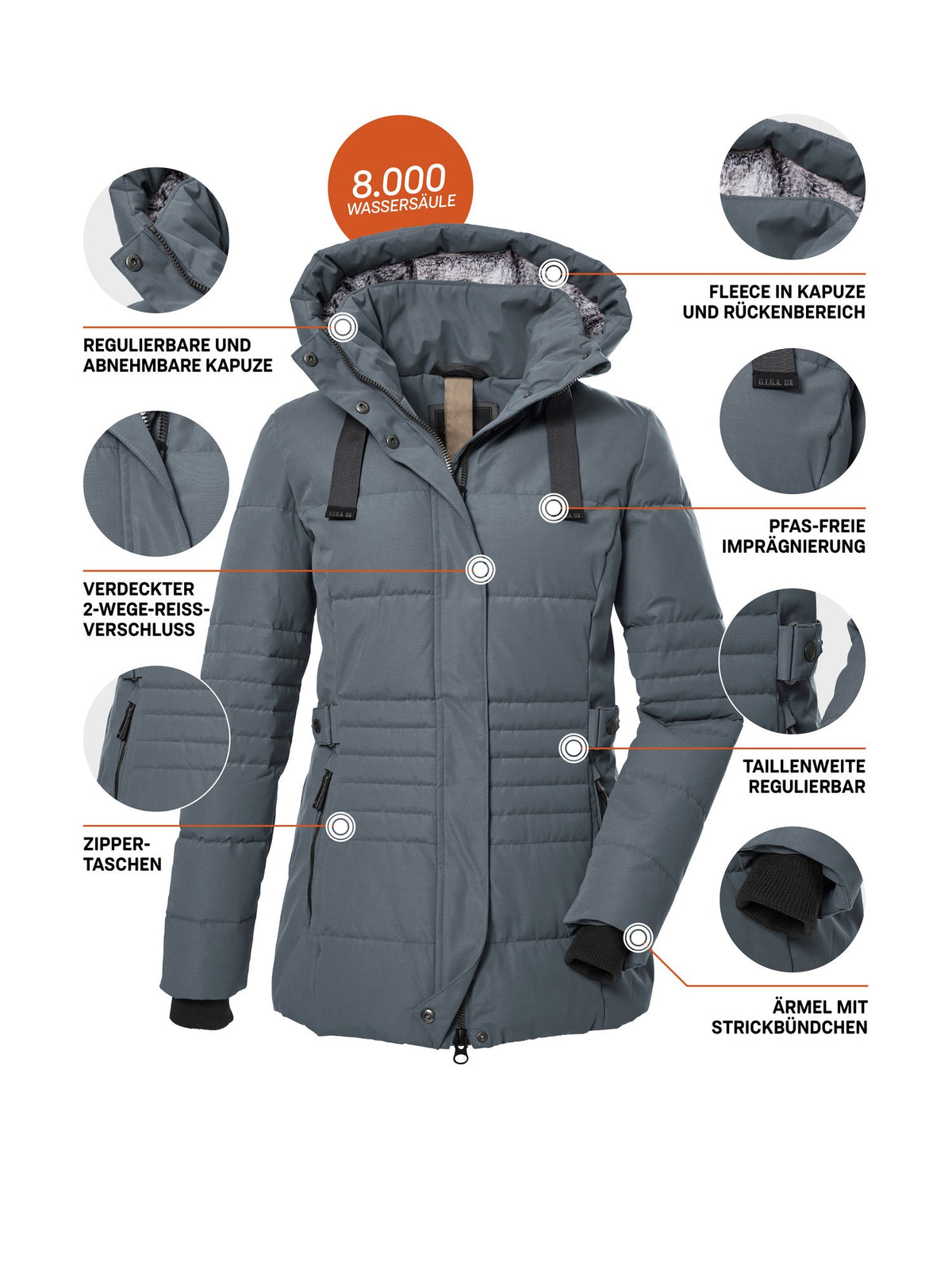 Women's Quilted jacket GW 25 WMN QLTD JCKT