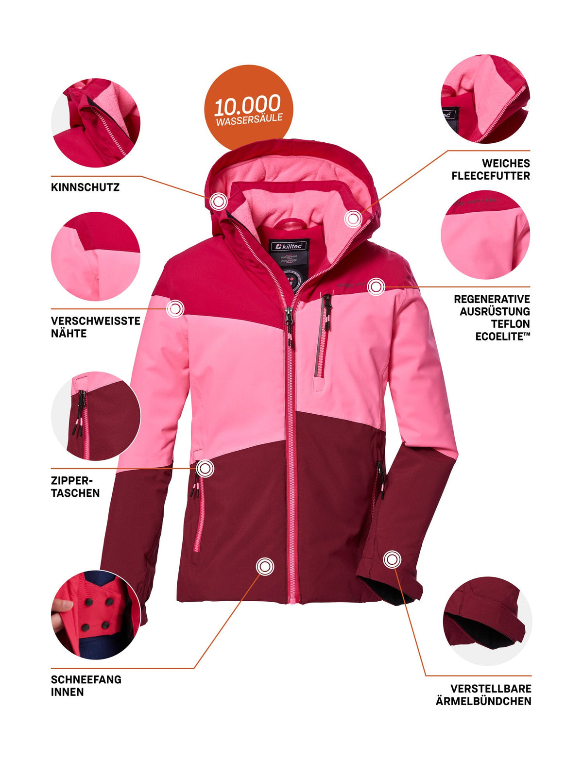 Girl's Outdoor Jacket KOW 170 GRLS JCKT