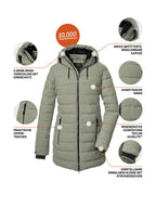 Women's Quilted parka KOW 55 WMN QLTD PRK