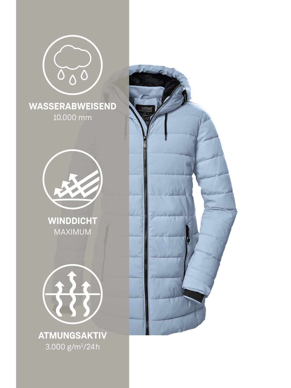 Women's Quilted parka KOW 55 WMN QLTD PRK