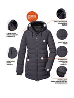Women's Quilted parka KOW 55 WMN QLTD PRK