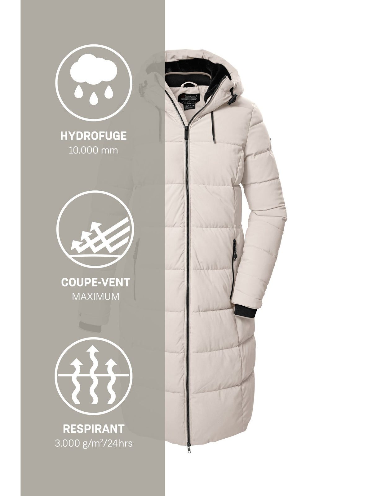 Women's Quilted coat KOW 56 WMN QLTD CT