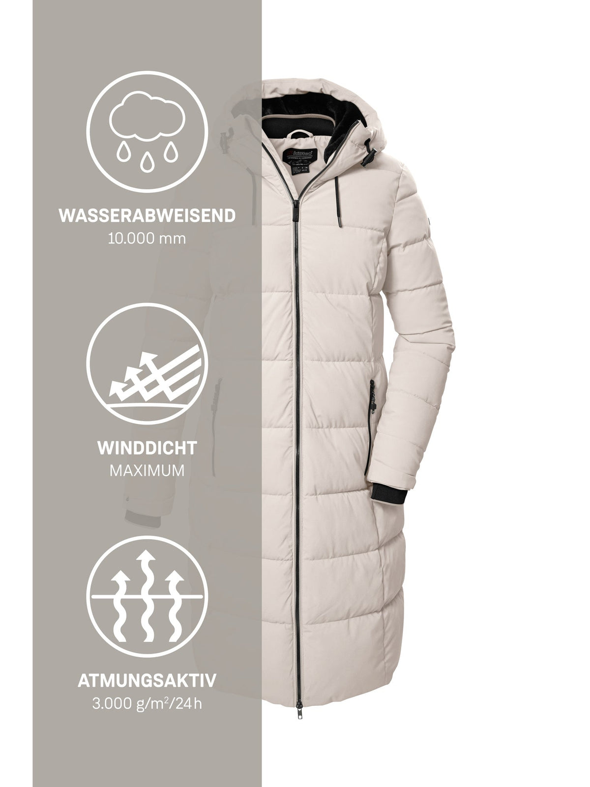 Women's Quilted coat KOW 56 WMN QLTD CT