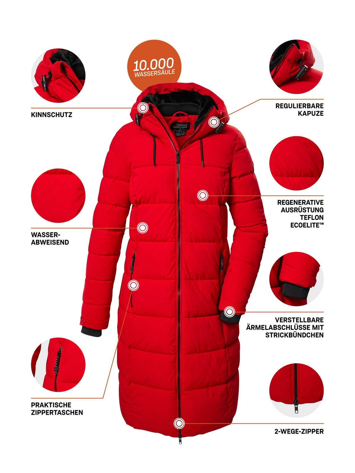 Women's Quilted coat KOW 56 WMN QLTD CT