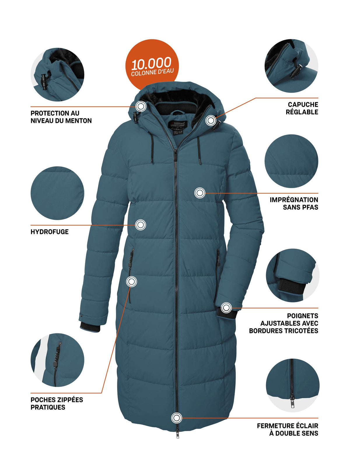 Women's Quilted coat KOW 56 WMN QLTD CT