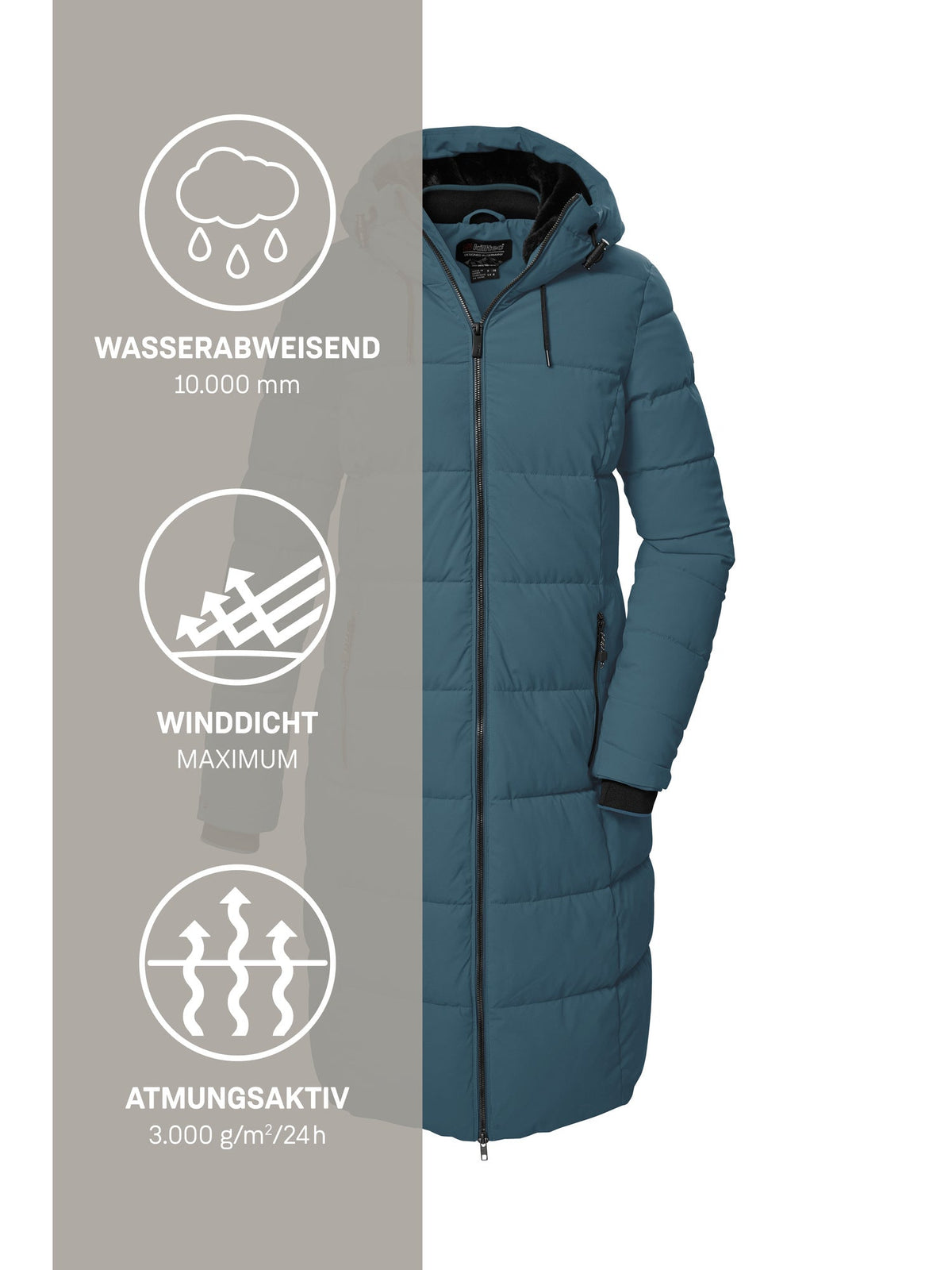Women's Quilted coat KOW 56 WMN QLTD CT