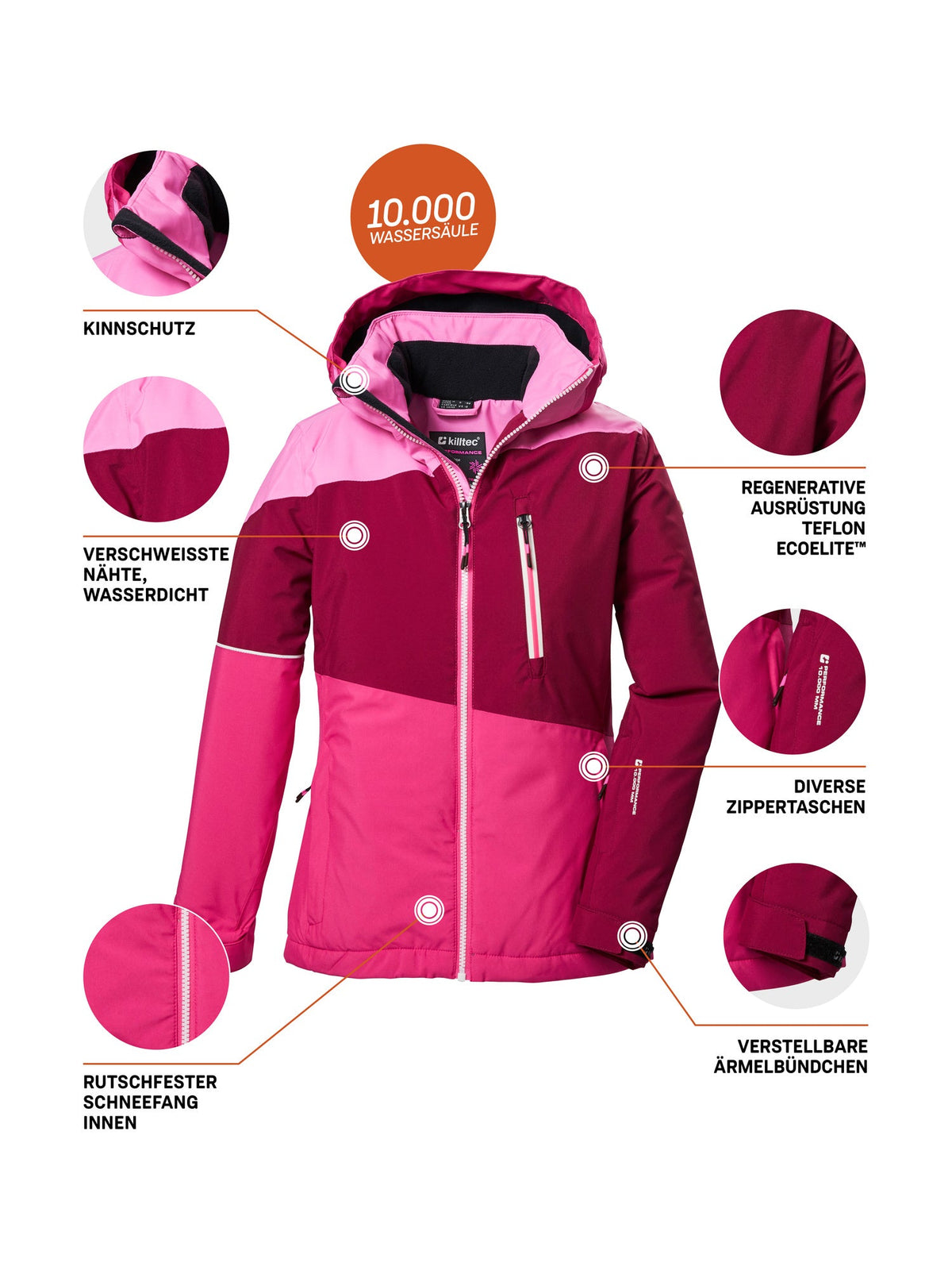 Girl's Ski jacket KSW 331 GRLS SKI JCKT