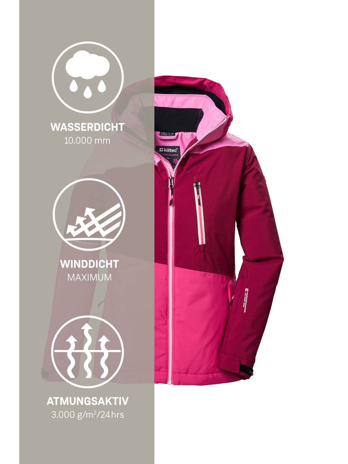 Girl's Ski jacket KSW 331 GRLS SKI JCKT