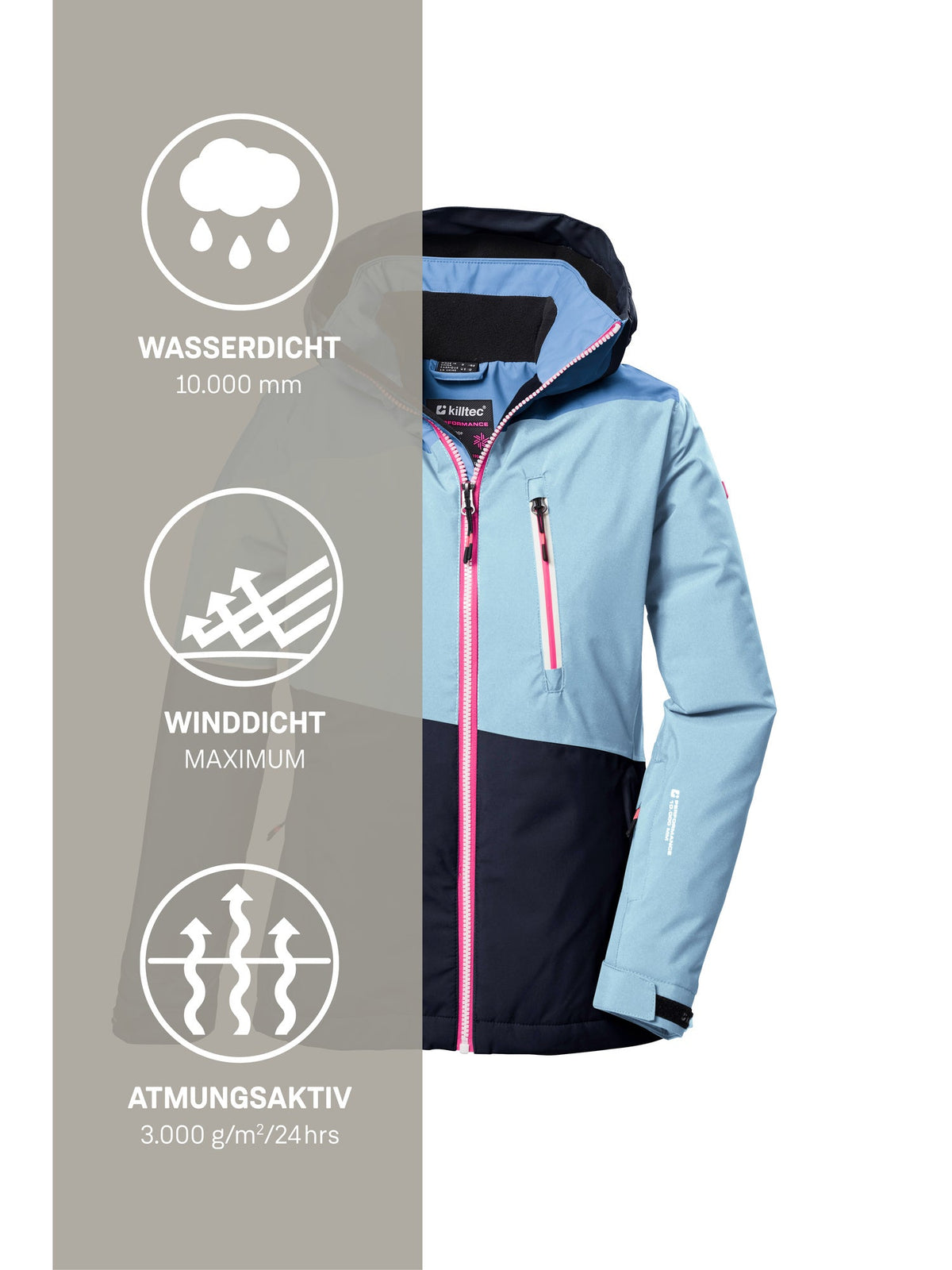 Girl's Ski jacket KSW 331 GRLS SKI JCKT