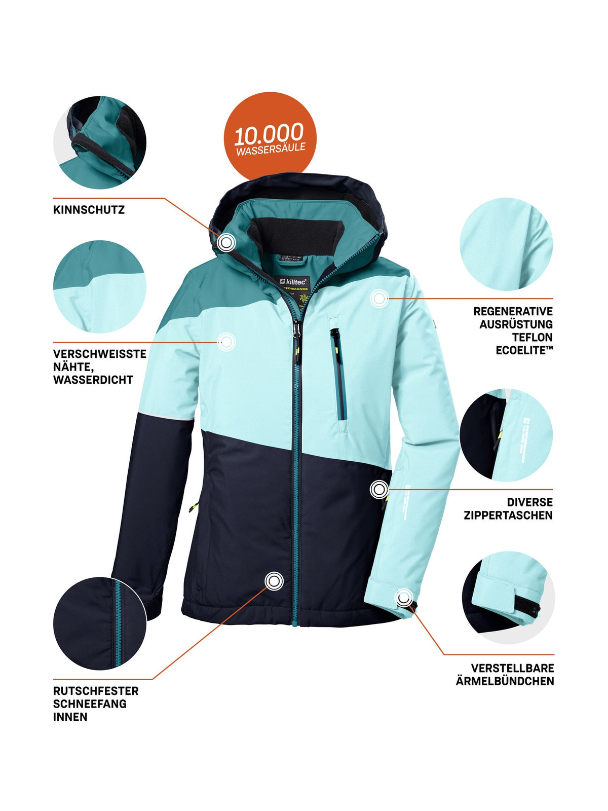 Girl's Ski jacket KSW 331 GRLS SKI JCKT