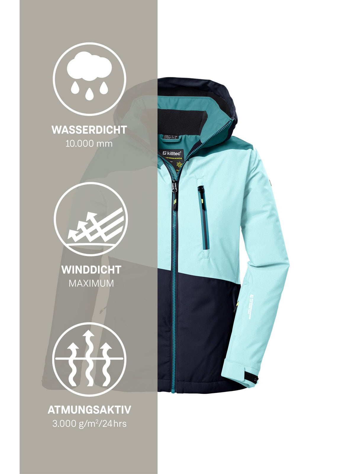 Girl's Ski jacket KSW 331 GRLS SKI JCKT