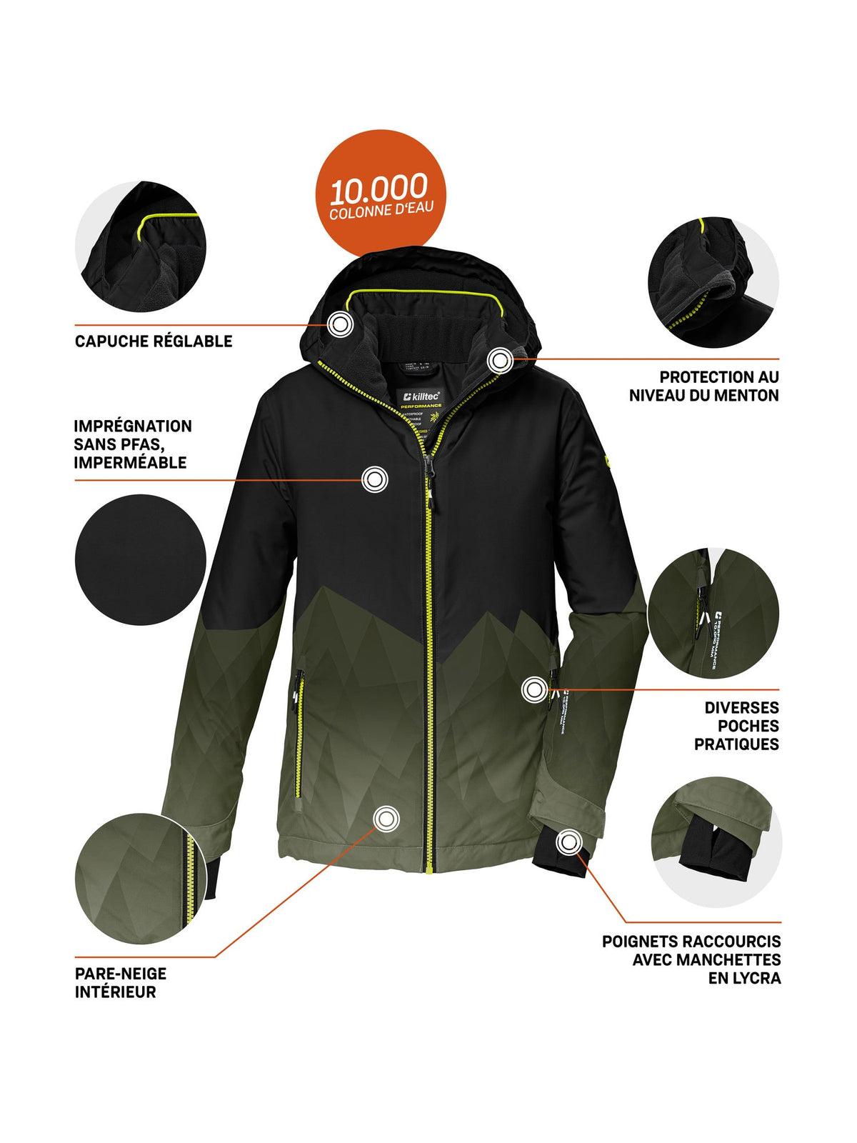 Boy's Ski jacket KSW 383 BYS SKI JCKT