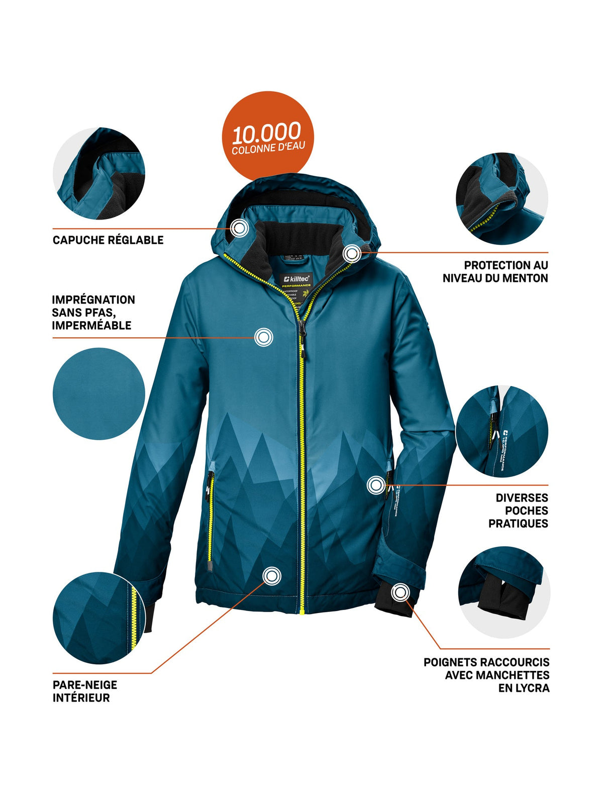 Boy's Ski jacket KSW 383 BYS SKI JCKT