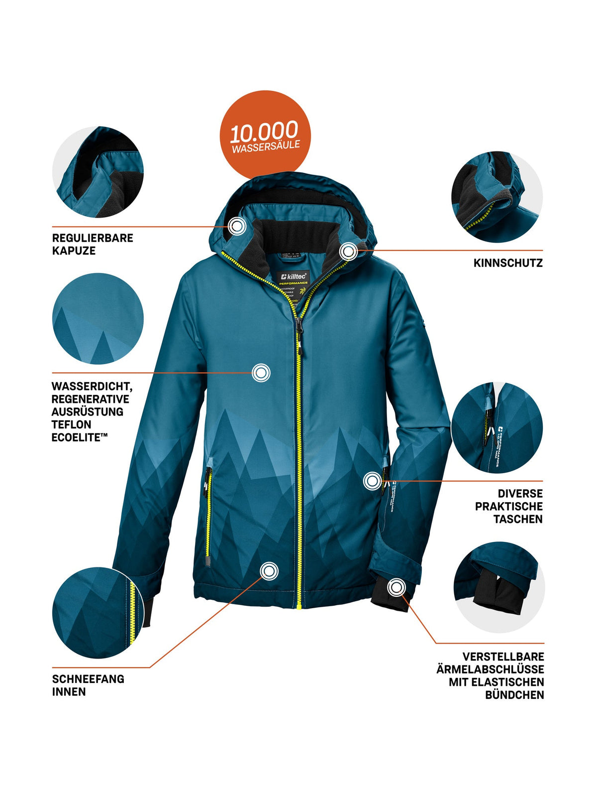 Boy's Ski jacket KSW 383 BYS SKI JCKT