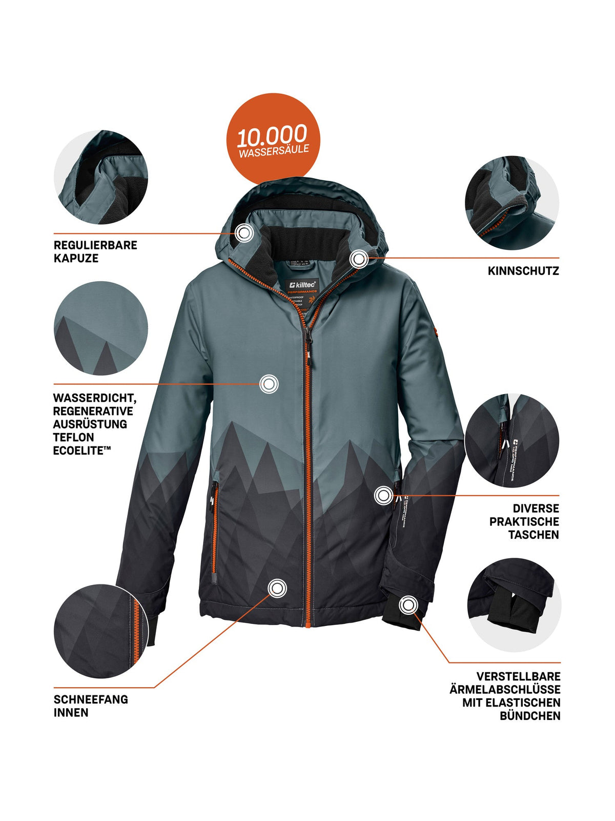 Boy's Ski jacket KSW 383 BYS SKI JCKT