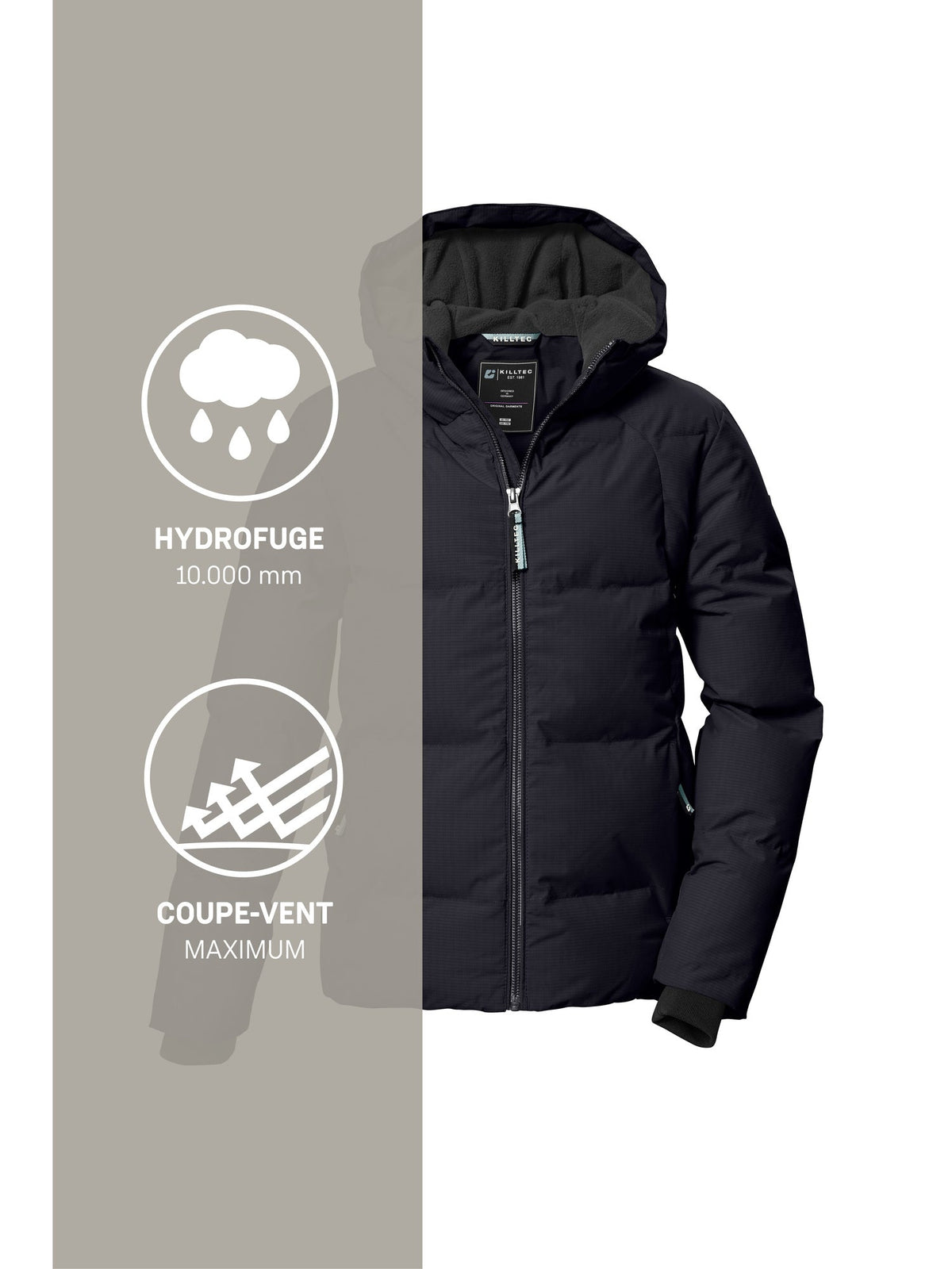 Girl's Quilted jacket KOW 357 GRLS QLTD JCKT