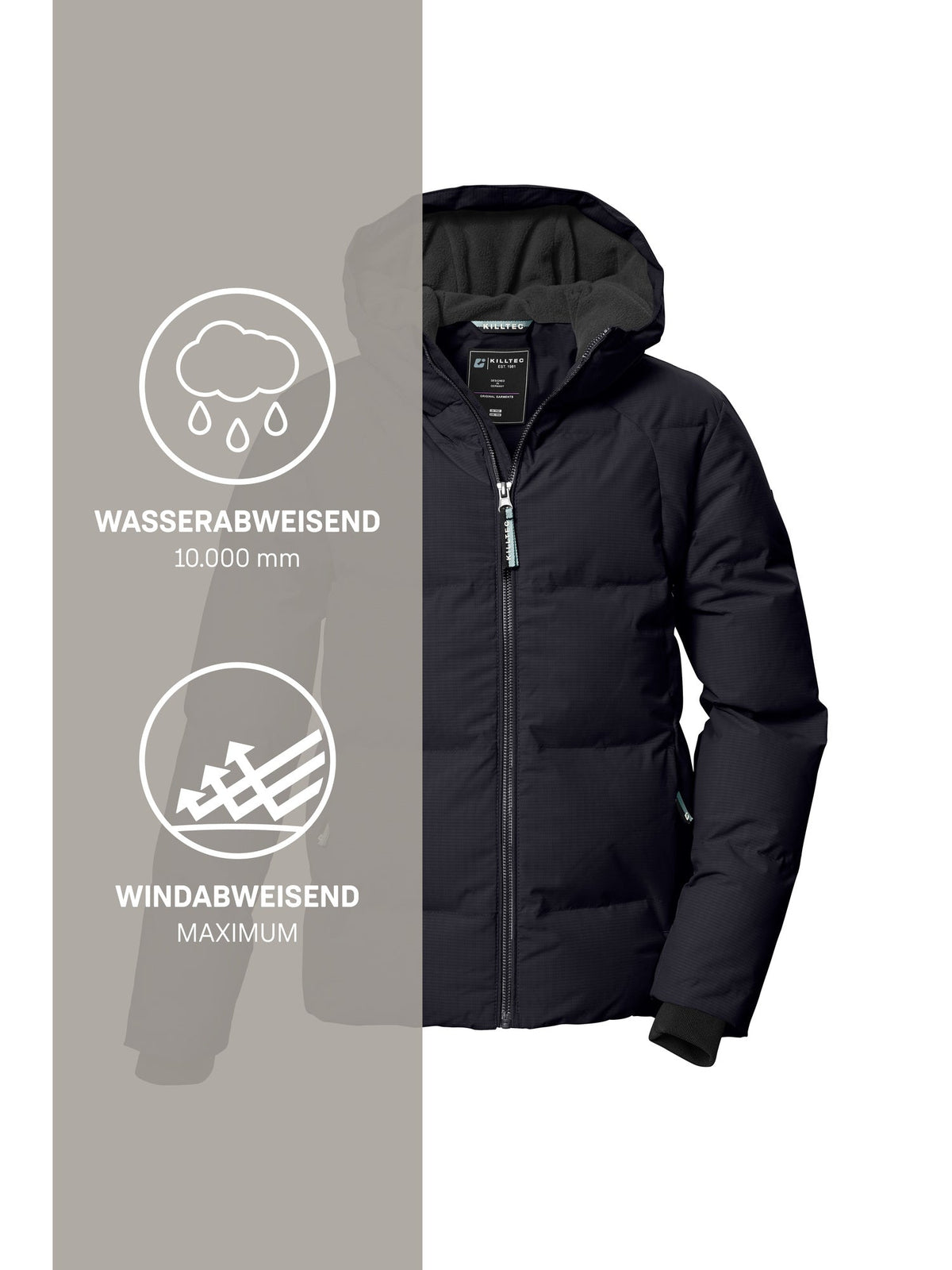 Girl's Quilted jacket KOW 357 GRLS QLTD JCKT