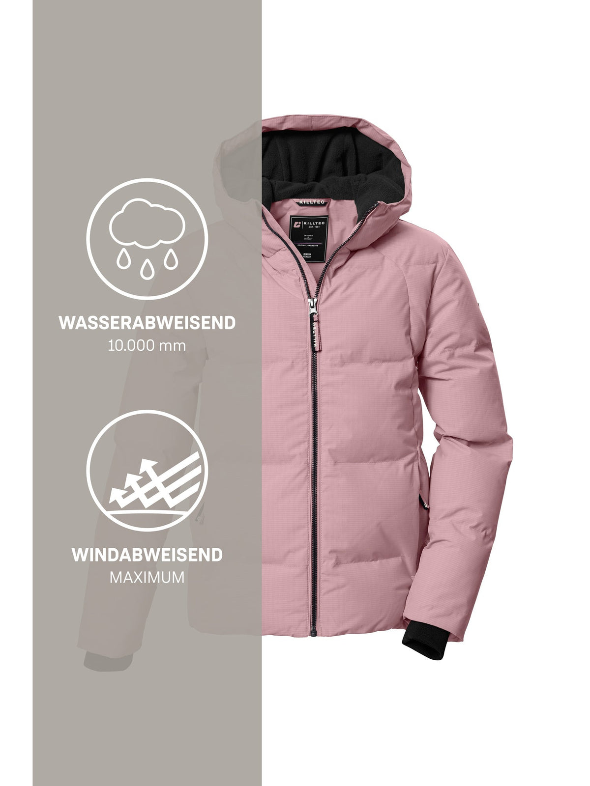 Girl's Quilted jacket KOW 357 GRLS QLTD JCKT
