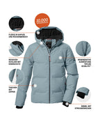Girl's Quilted jacket KOW 357 GRLS QLTD JCKT