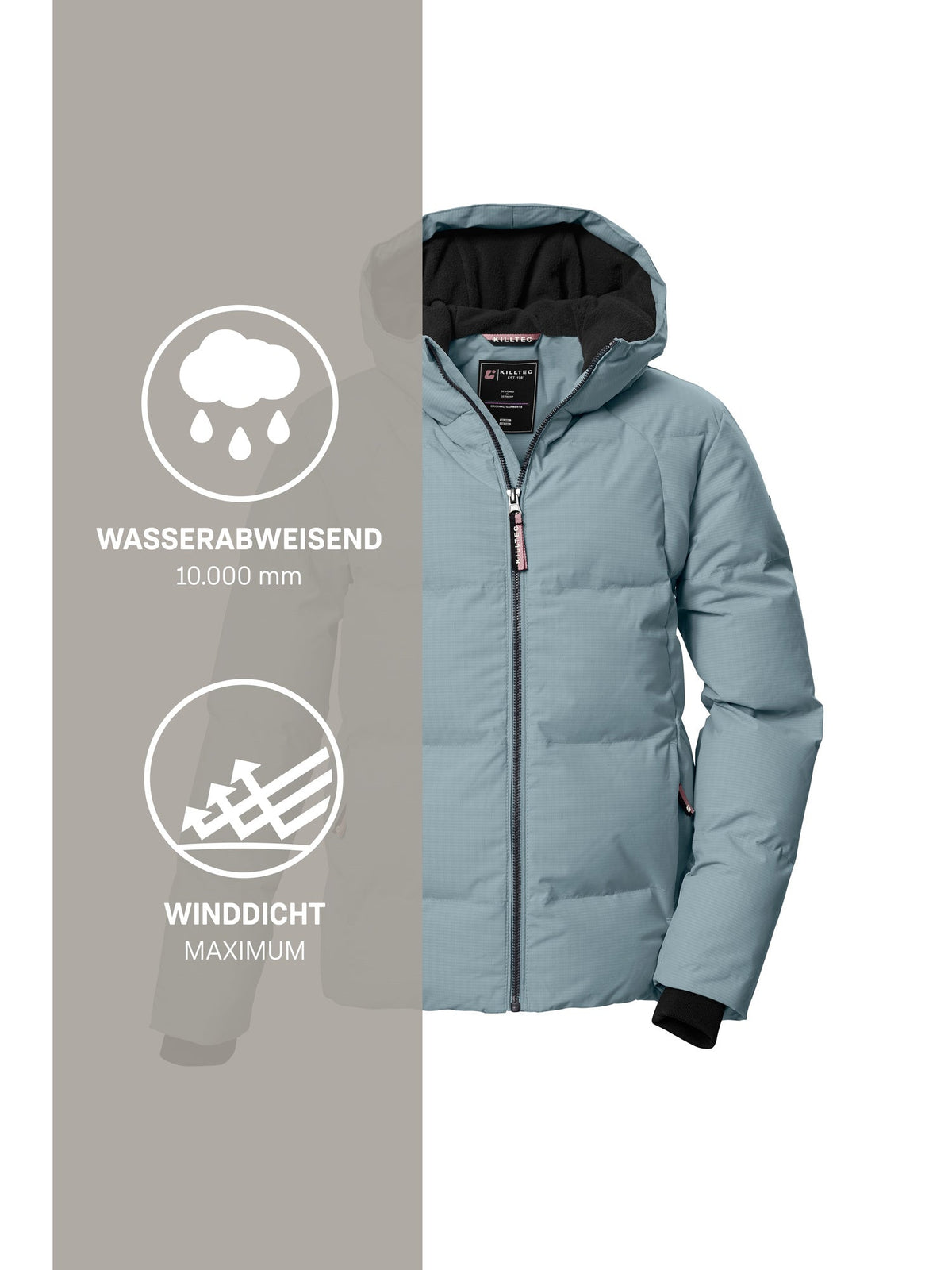 Girl's Quilted jacket KOW 357 GRLS QLTD JCKT