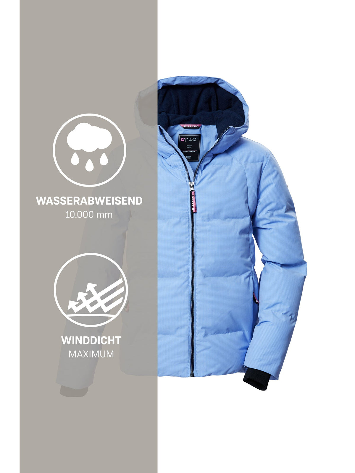 Girl's Quilted jacket KOW 357 GRLS QLTD JCKT