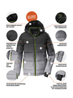 Boy's Quilted ski jacket KSW 382 BYS SKI QLTD JCKT
