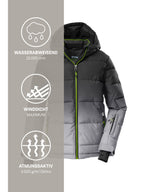 Boy's Quilted ski jacket KSW 382 BYS SKI QLTD JCKT
