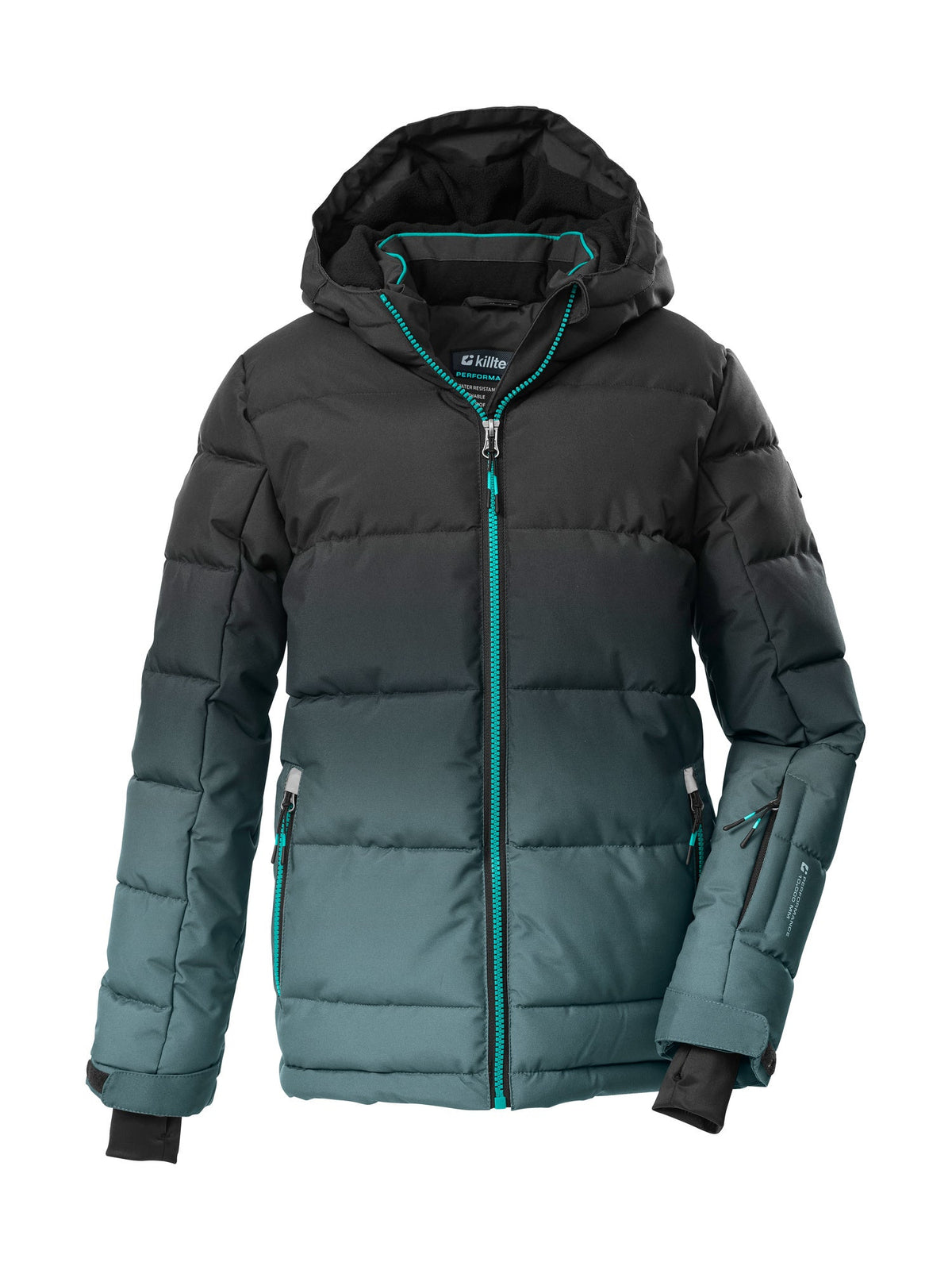 Boy's Quilted ski jacket KSW 382 BYS SKI QLTD JCKT