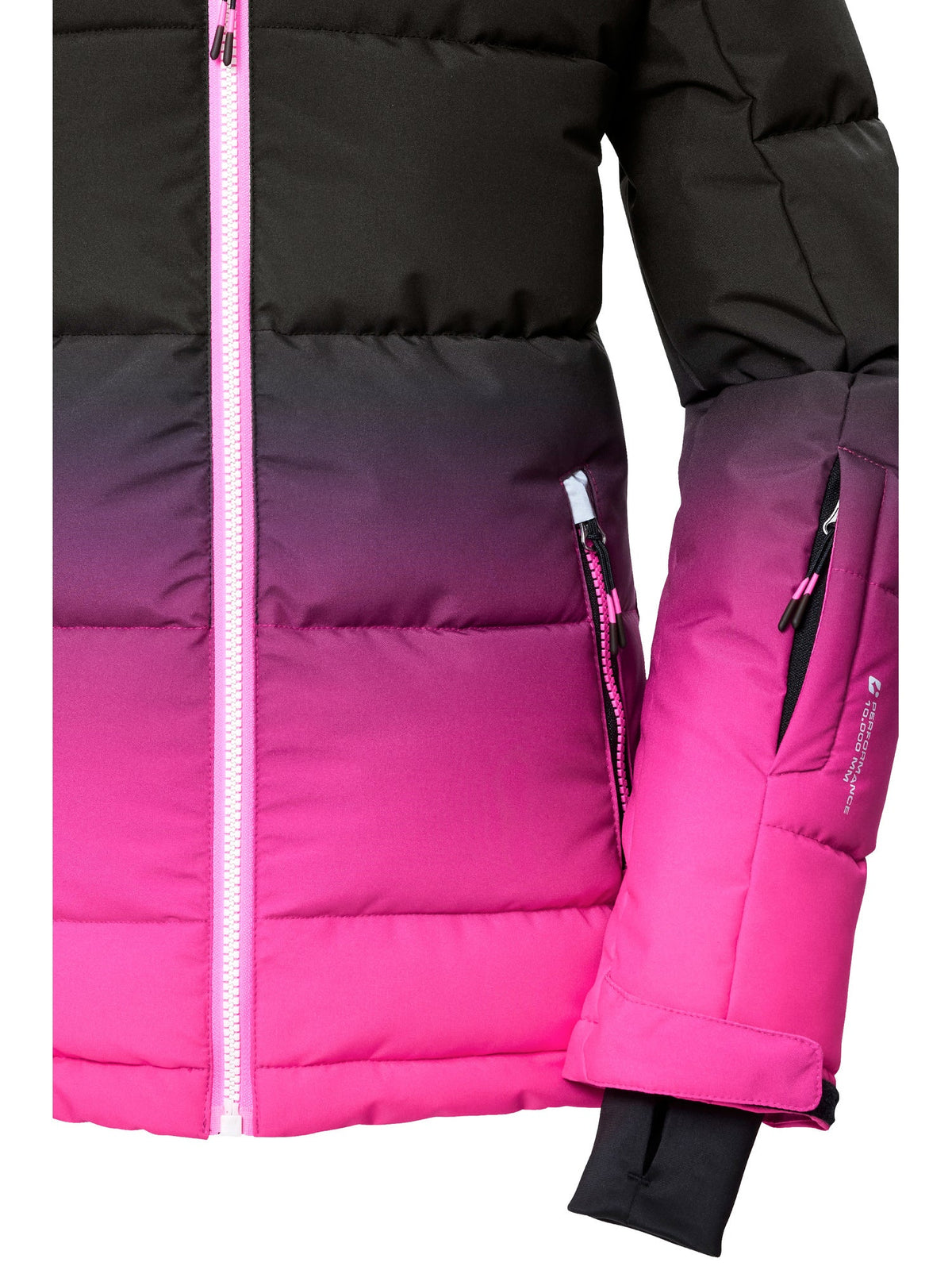 Girl's Quilted ski jacket KSW 330 GRLS SKI QLTD JCKT