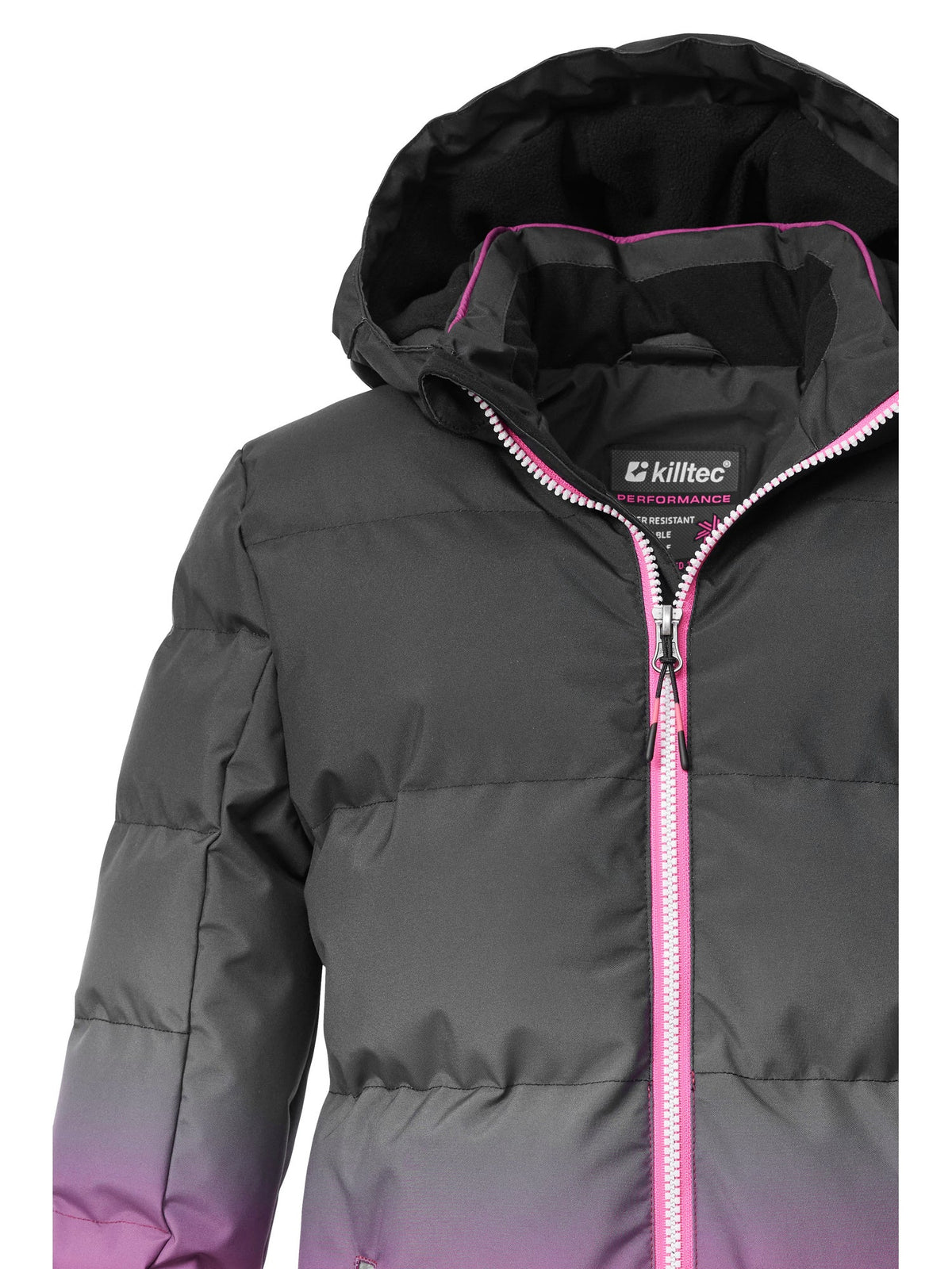 Girl's Quilted ski jacket KSW 330 GRLS SKI QLTD JCKT