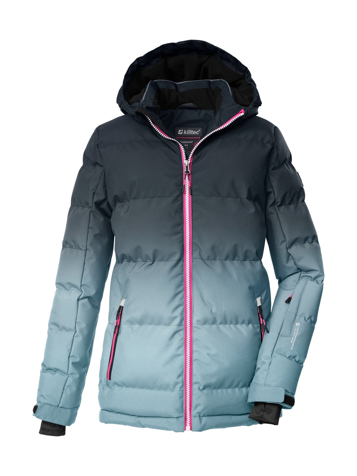 Girl's Quilted ski jacket KSW 330 GRLS SKI QLTD JCKT