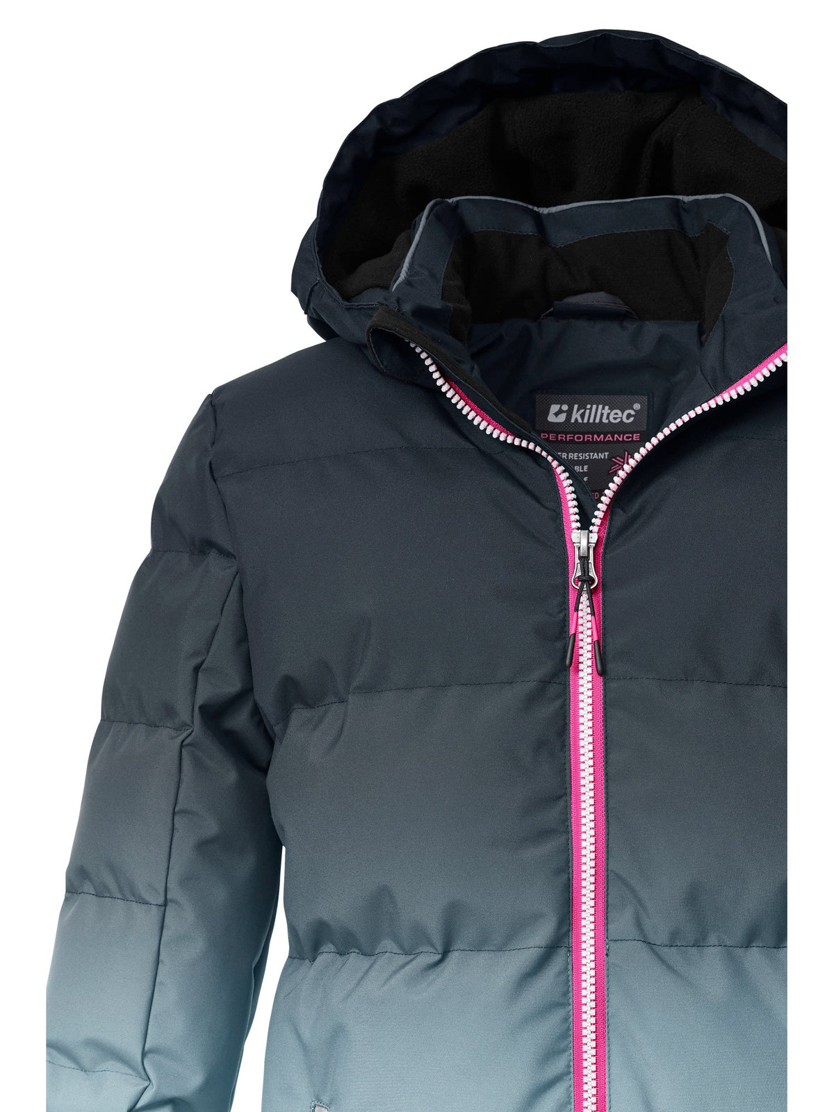 Girl's Quilted ski jacket KSW 330 GRLS SKI QLTD JCKT