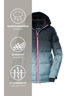Girl's Quilted ski jacket KSW 330 GRLS SKI QLTD JCKT