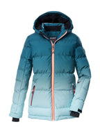 Girl's Quilted ski jacket KSW 330 GRLS SKI QLTD JCKT