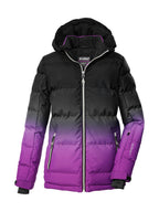 Girl's Quilted ski jacket KSW 330 GRLS SKI QLTD JCKT