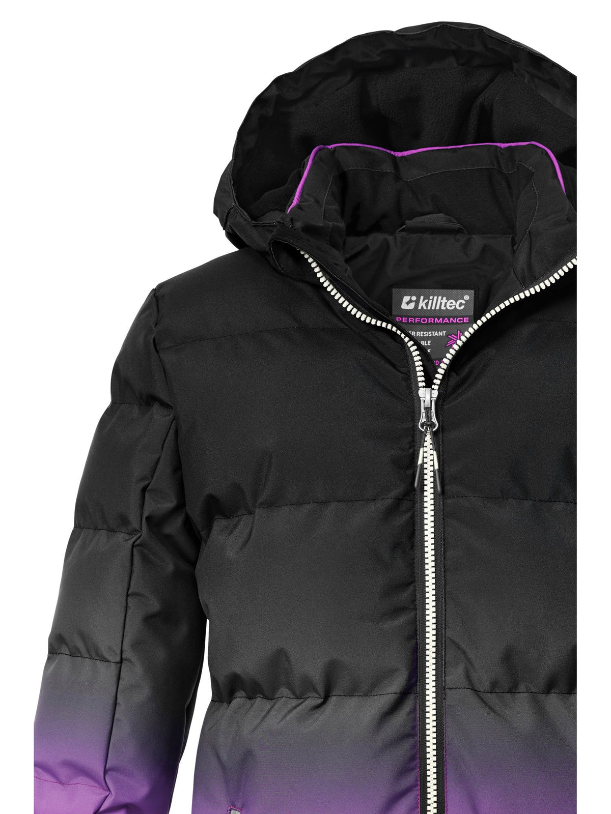 Girl's Quilted ski jacket KSW 330 GRLS SKI QLTD JCKT