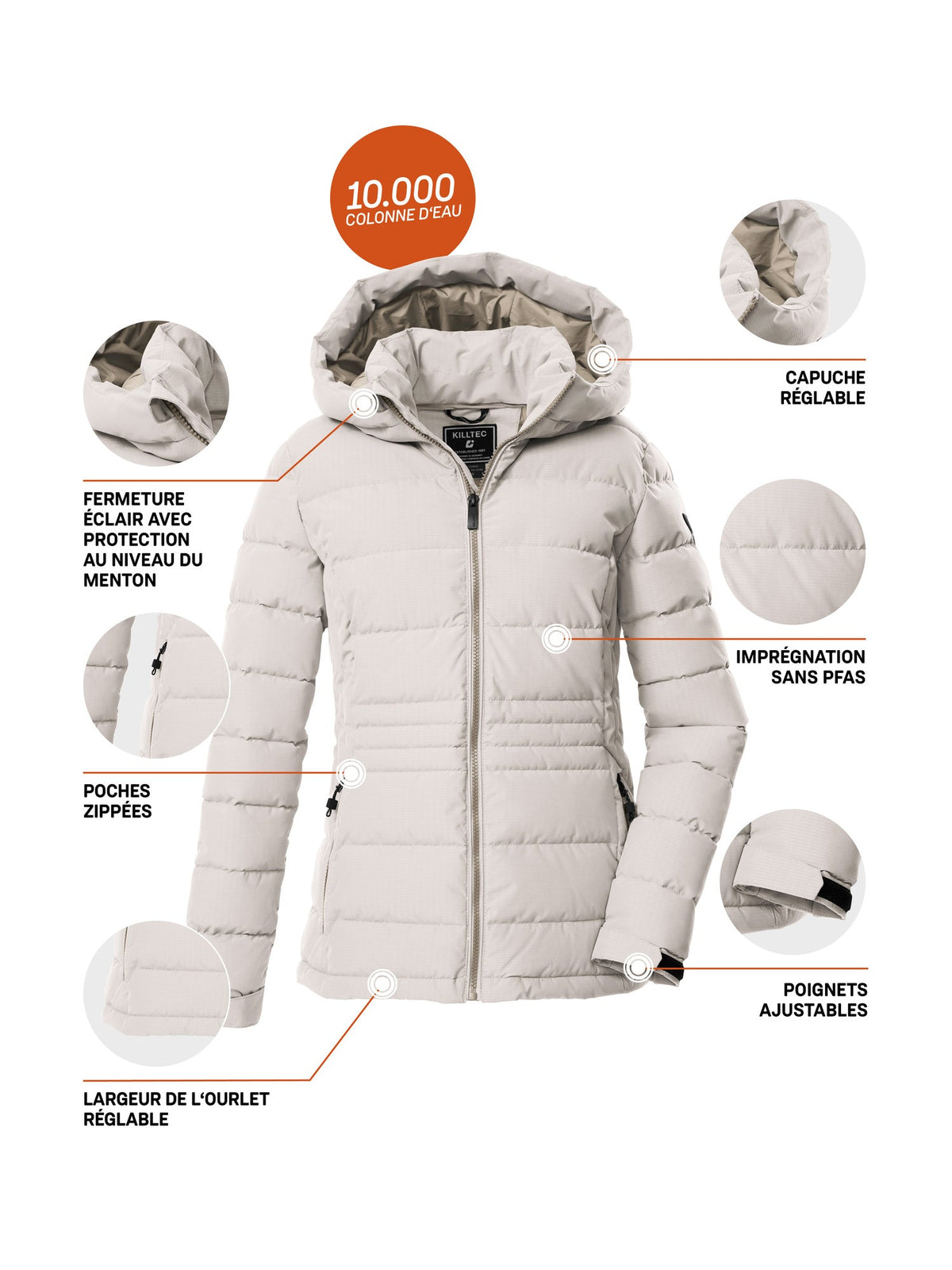Women's Quilted jacket KOW 10 WMN QLTD JCKT