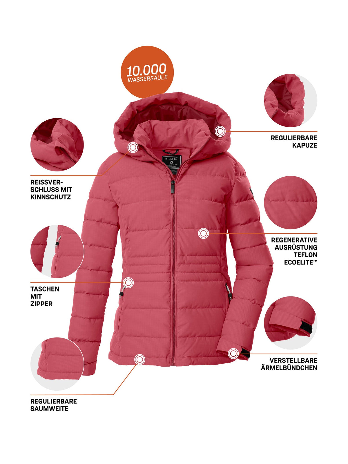 Women's Quilted jacket KOW 10 WMN QLTD JCKT