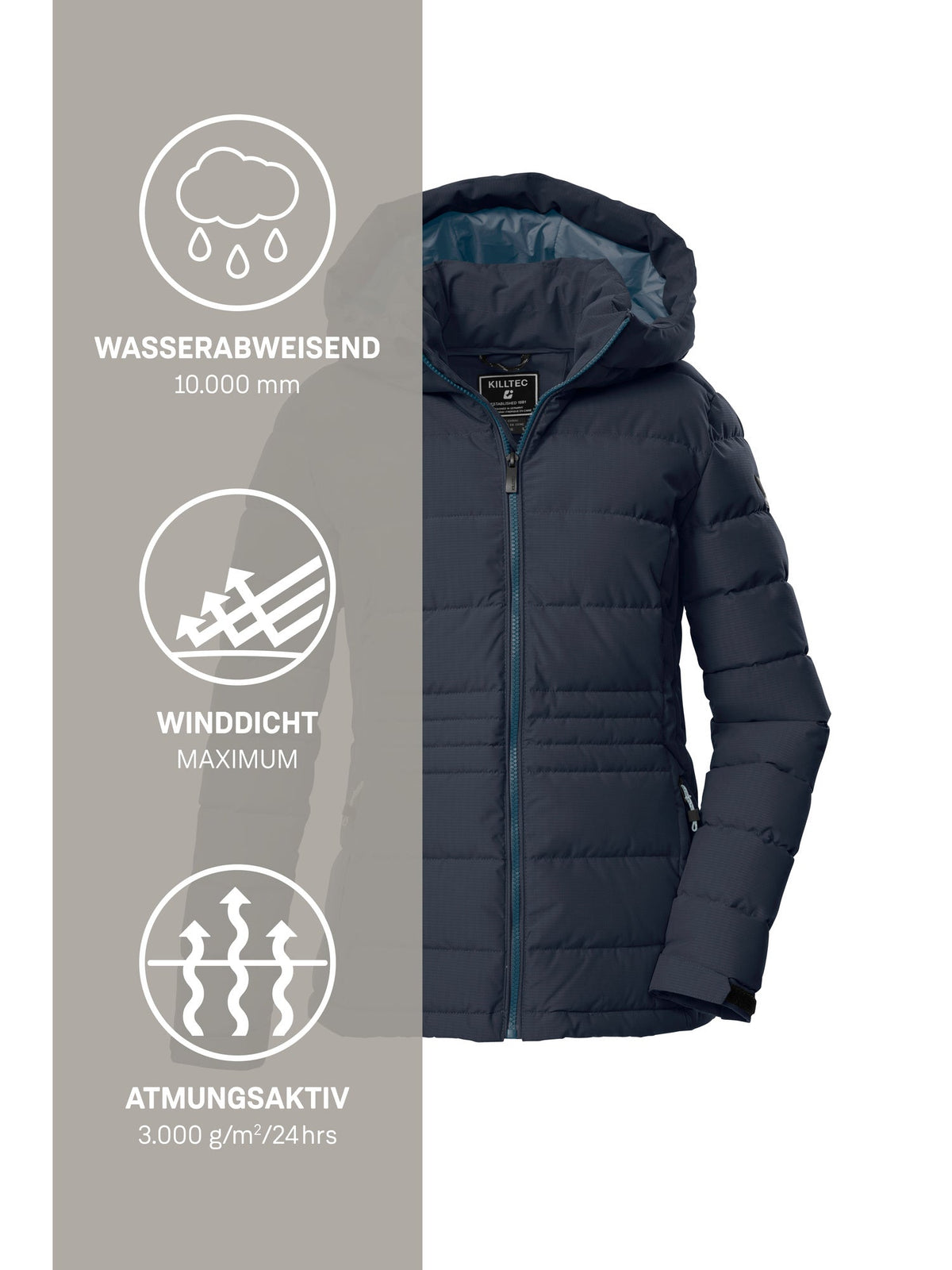 Women's Quilted jacket KOW 10 WMN QLTD JCKT